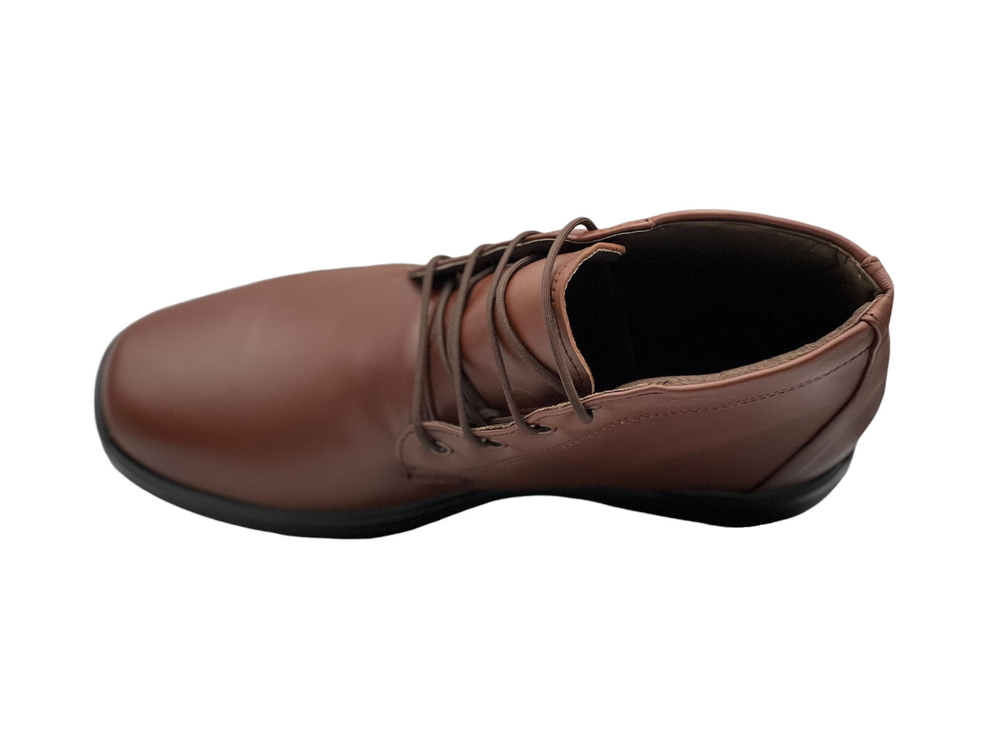 Botin para caballero, hecho en piel de borrego ideal para pie diabetico