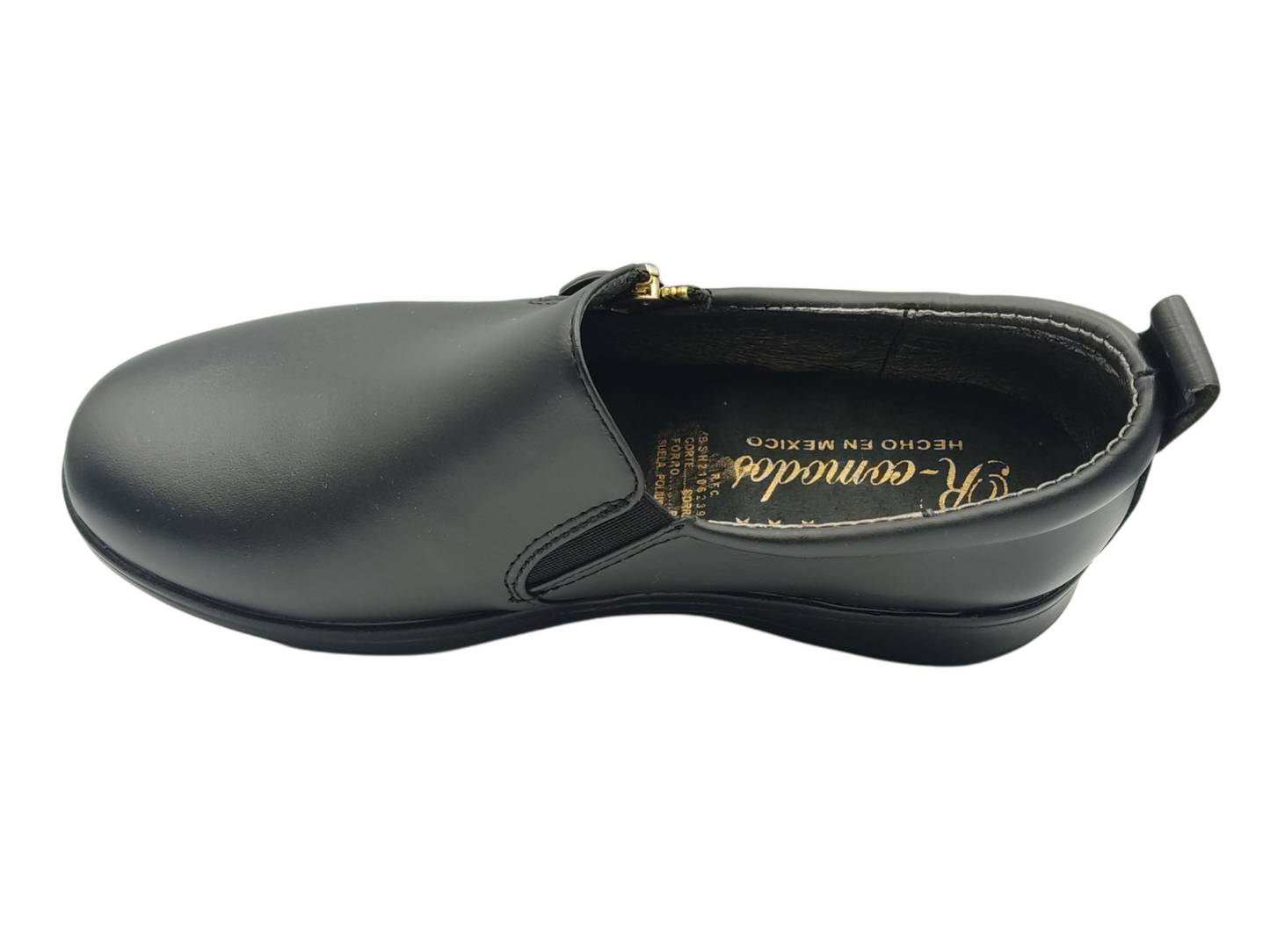 Zapato de Confort Para Dama hecho en Piel de Borrego Suave y Cómodo con Cierre