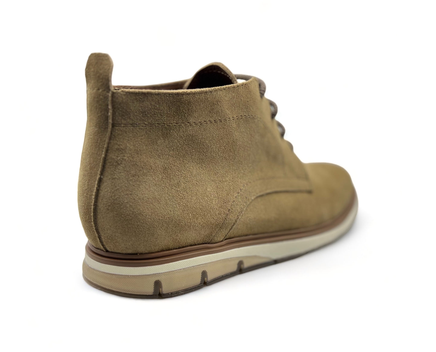 Botín casual de gamuza para Hombre con Suela Tricolor muy comodo