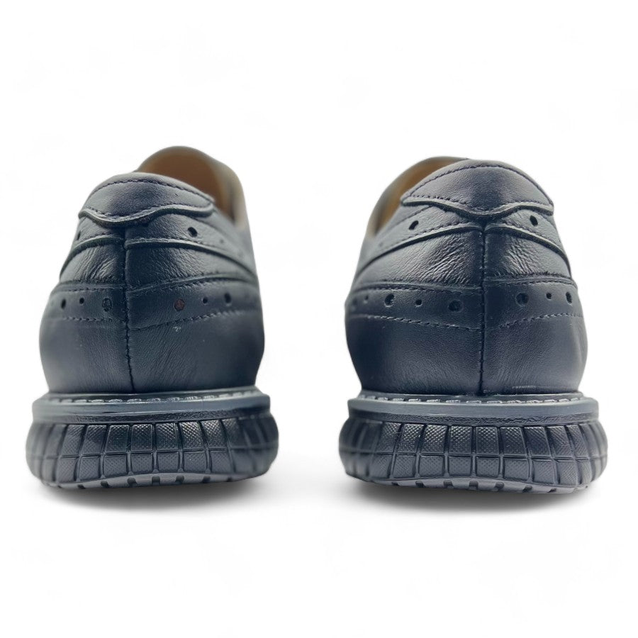 Zapato casual para caballero hecho en piel, cómodo, antiderrapante, bostoniano