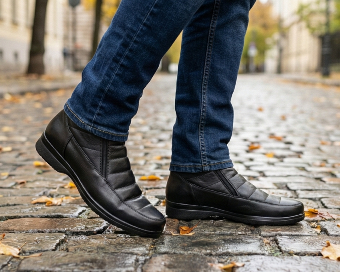 BOTIN PARA PIE DIABETICO EN PIEL DE BORREGO MODELO 850