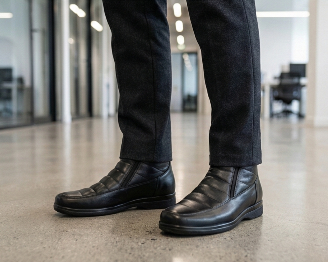 BOTIN PARA PIE DIABETICO EN PIEL DE BORREGO MODELO 850