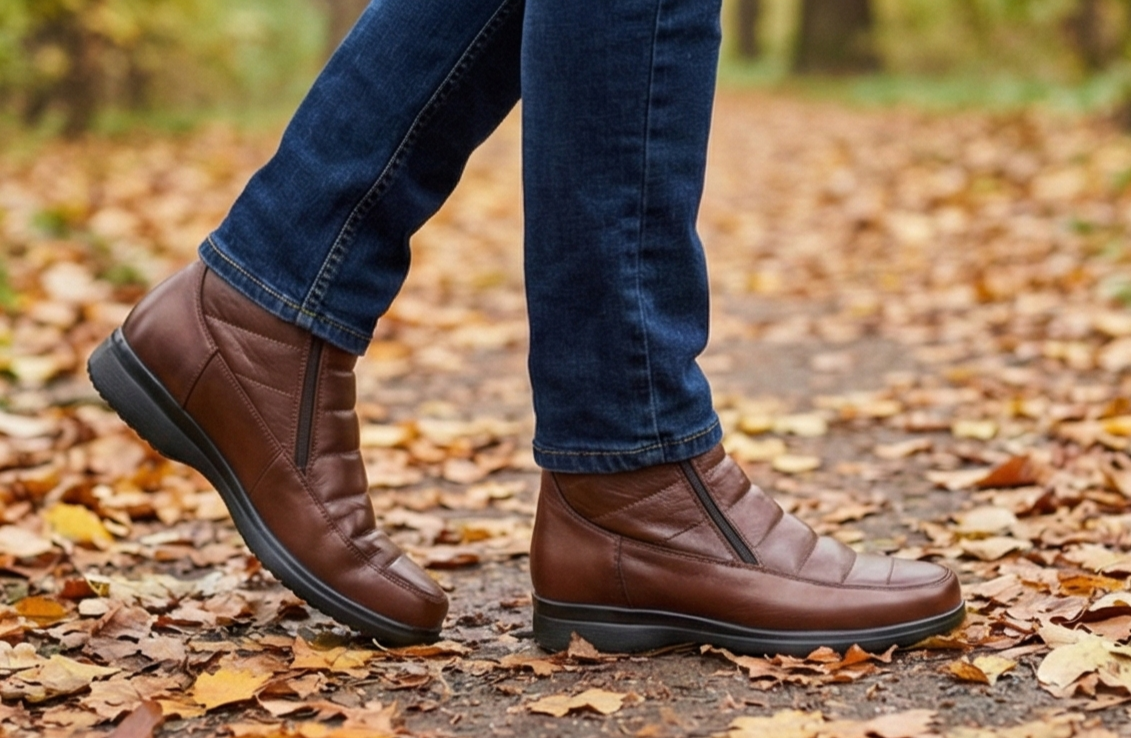 BOTIN PARA PIE DIABETICO EN PIEL DE BORREGO MODELO 850