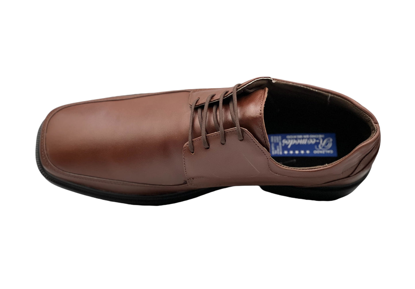 Zapato hecho en Piel De Borrego Para Caballero ideal para Pie Delicado Clásico de agujetas