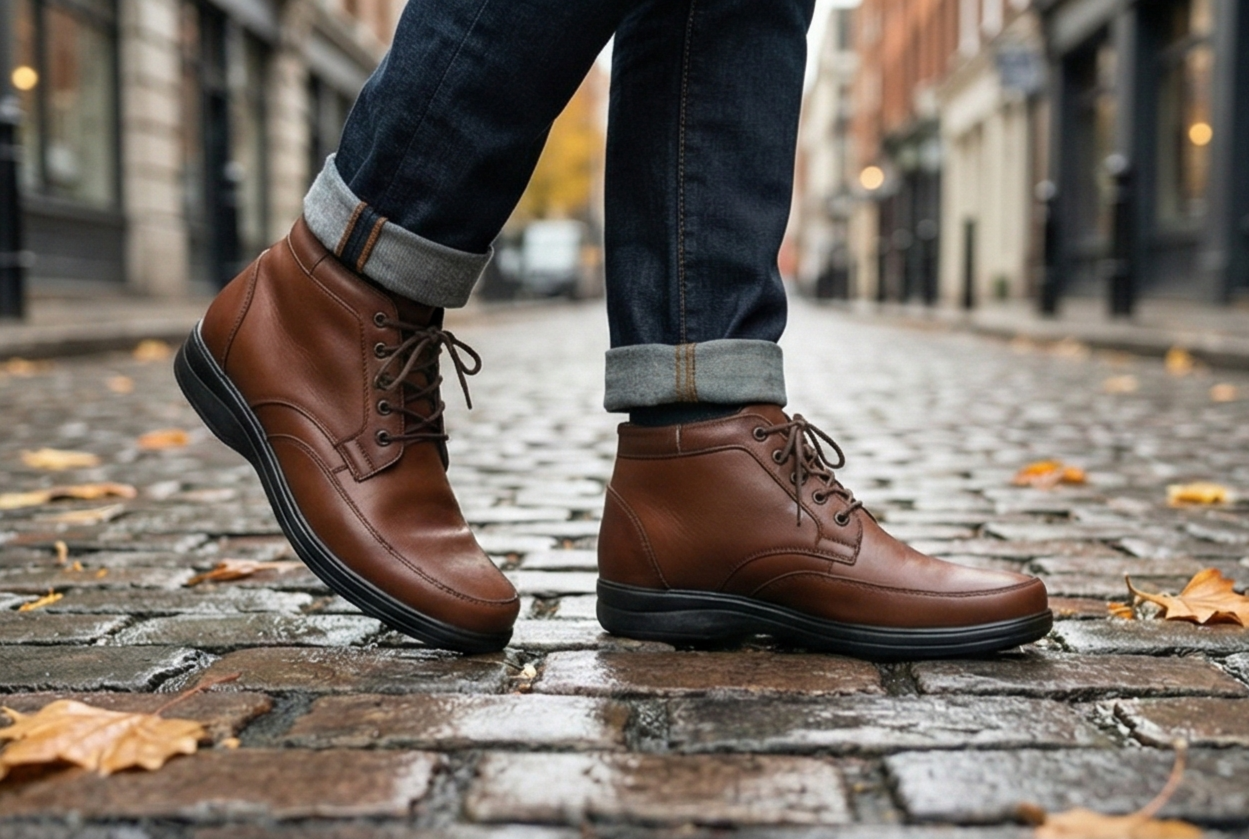 BOTIN PARA PIE DIABETICO DE PIEL DE BORREGO MODELO 860