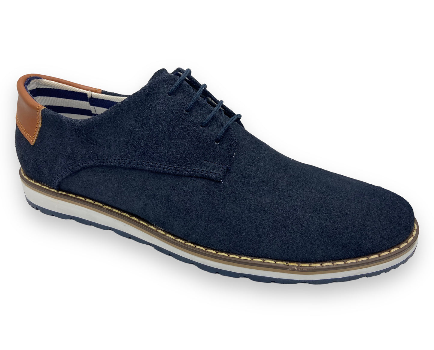 Zapato De Piel De Para Caballero Moda Confort Gamuza Casual