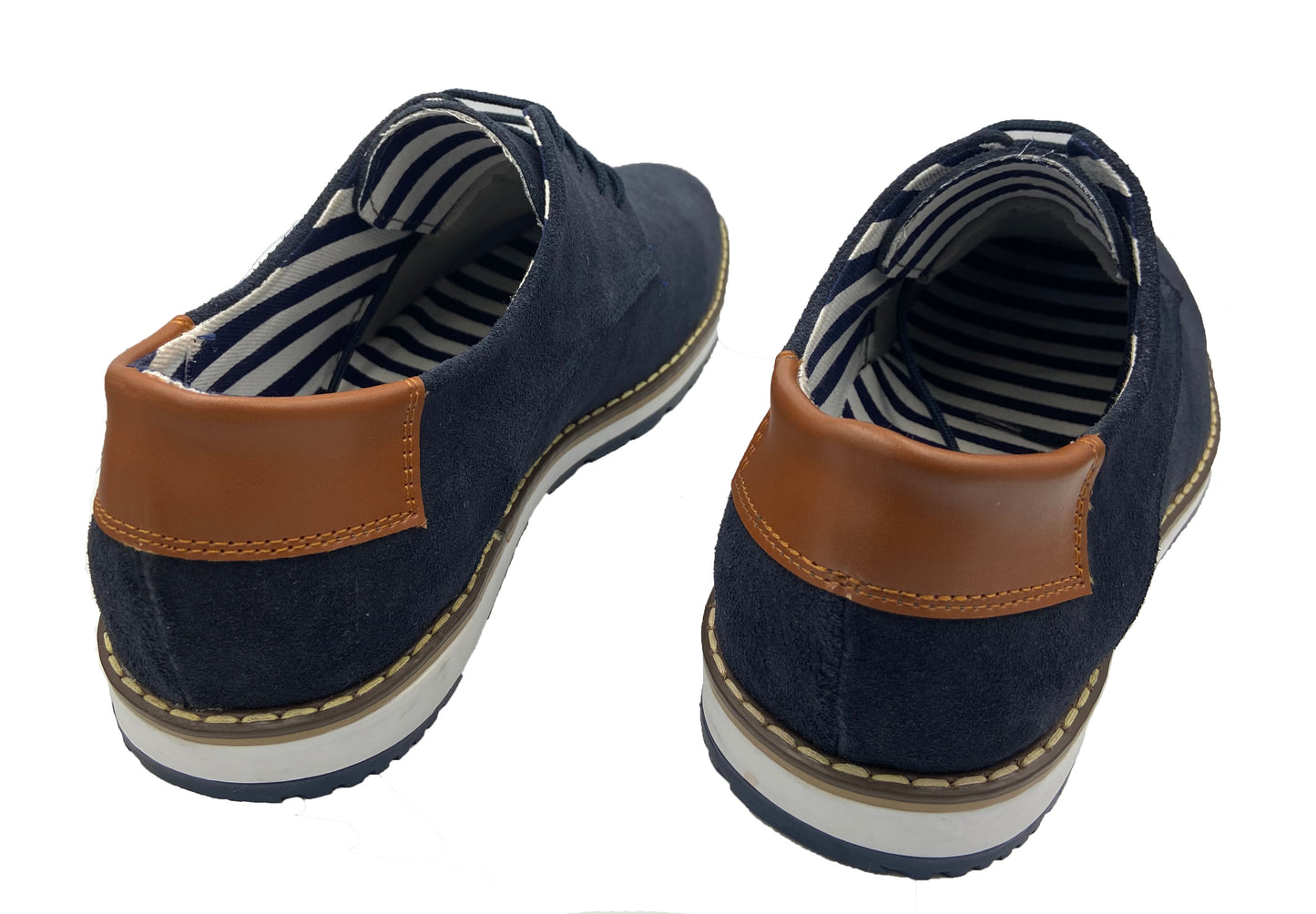 Zapato De Piel De Para Caballero Moda Confort Gamuza Casual
