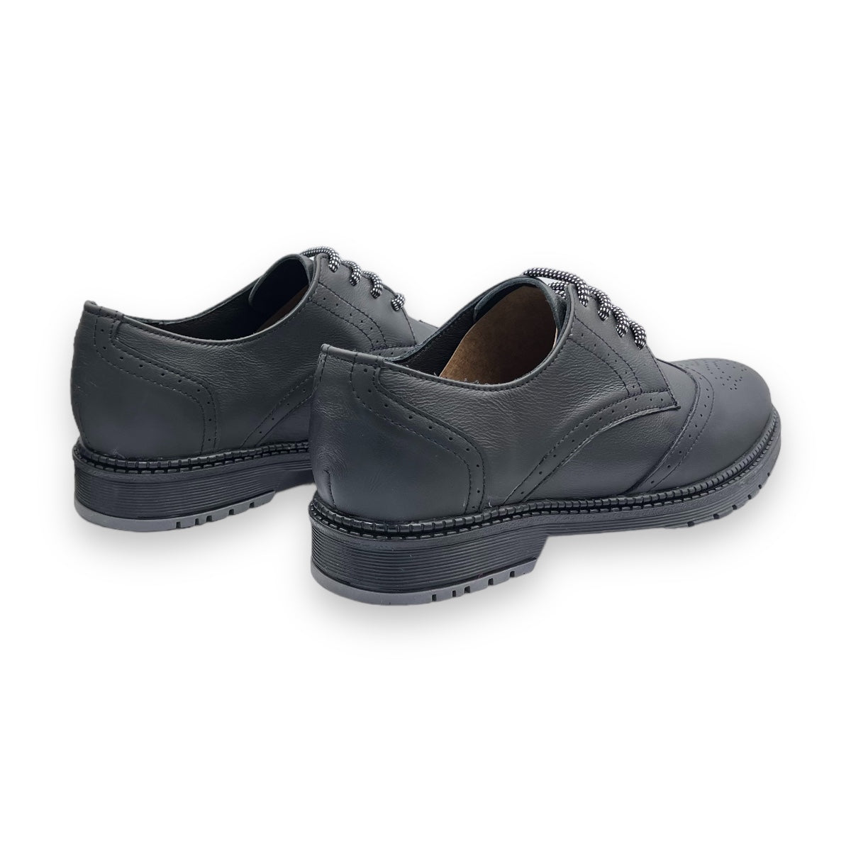 ZAPATO DE PIEL PARA CABALLERO, CÓMODO CASUAL, COMBINABLE, BOSTONIANO