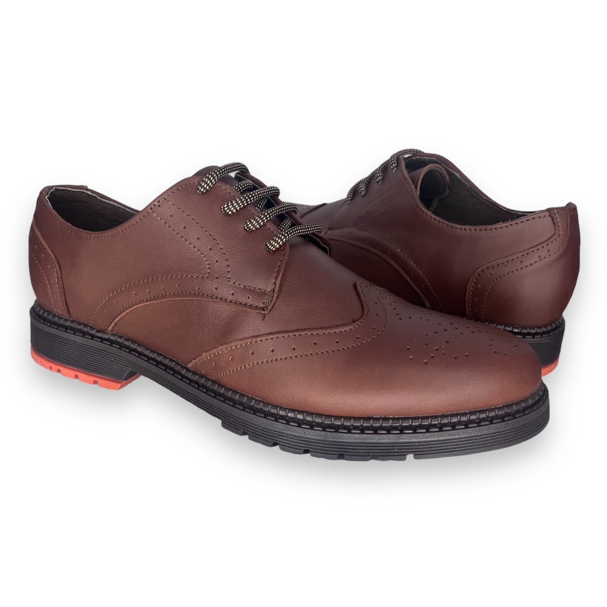 ZAPATO DE PIEL PARA CABALLERO, CÓMODO CASUAL, COMBINABLE, BOSTONIANO