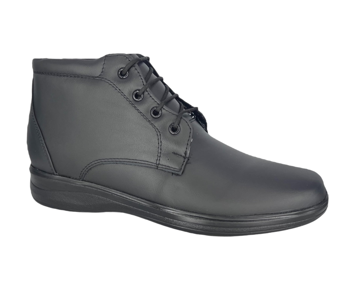 Botin para caballero, hecho en piel de borrego ideal para pie diabetico