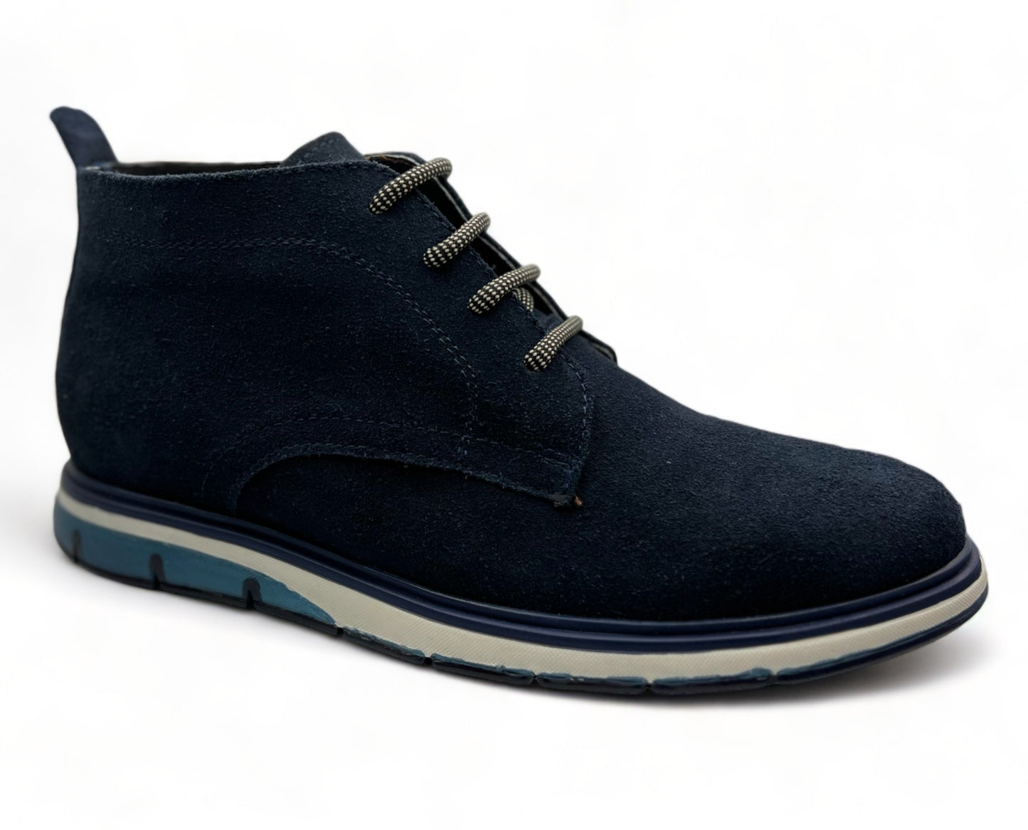 Botín casual de gamuza para Hombre con Suela Tricolor muy comodo