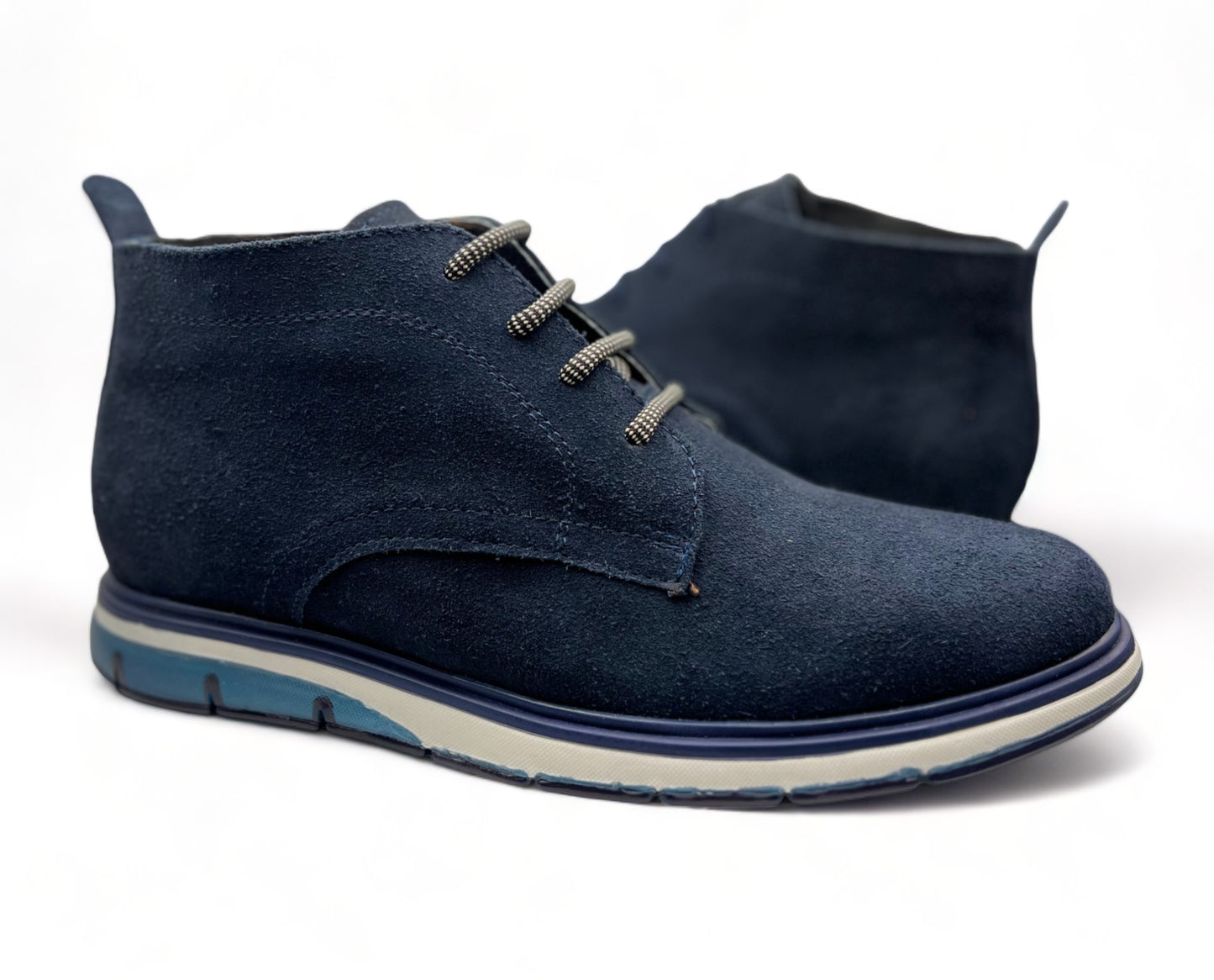 Botín casual de gamuza para Hombre con Suela Tricolor muy comodo