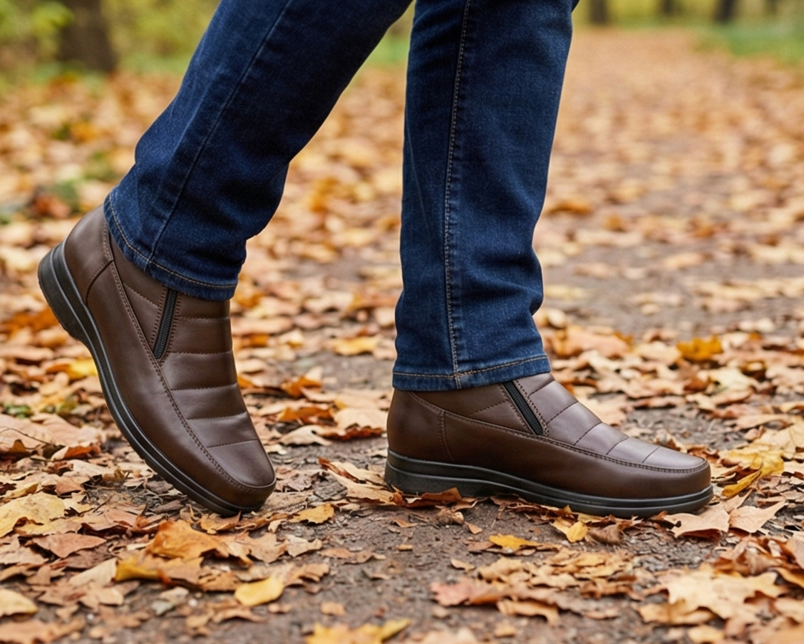 BOTIN PARA PIE DIABETICO EN PIEL DE BORREGO MODELO 850