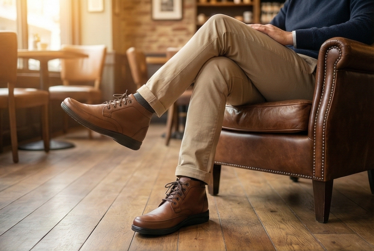 BOTIN PARA PIE DIABETICO DE PIEL DE BORREGO MODELO 860