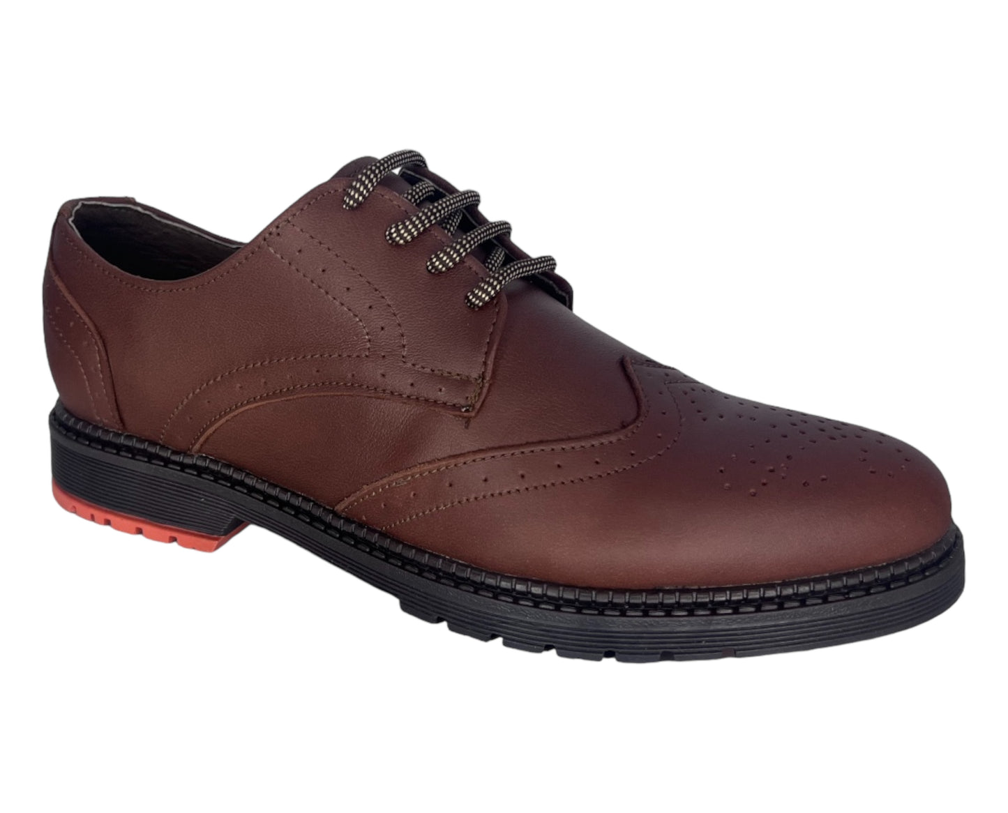 ZAPATO DE PIEL PARA CABALLERO, CÓMODO CASUAL, COMBINABLE, BOSTONIANO